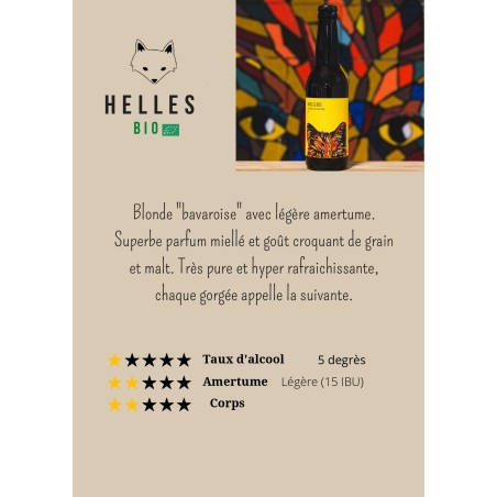 BIERE BURDIGALA BLONDE HELLES BIO 75 cl