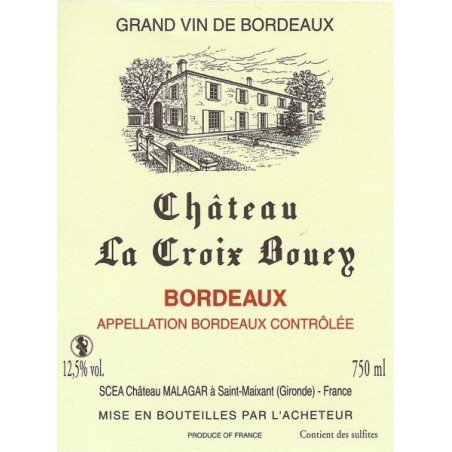 CUBI 10L Château LA CROIX BOUEY 2018